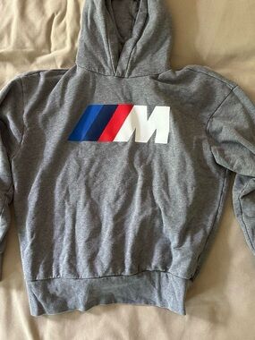 BMW M Motorsport Gray Hoodie Sweatshirt